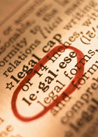 Image of dictionary entry for "legalese"